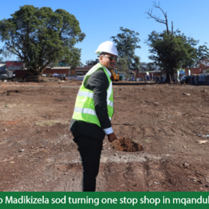 One stop shop sod turning of Mqanduli Office Park