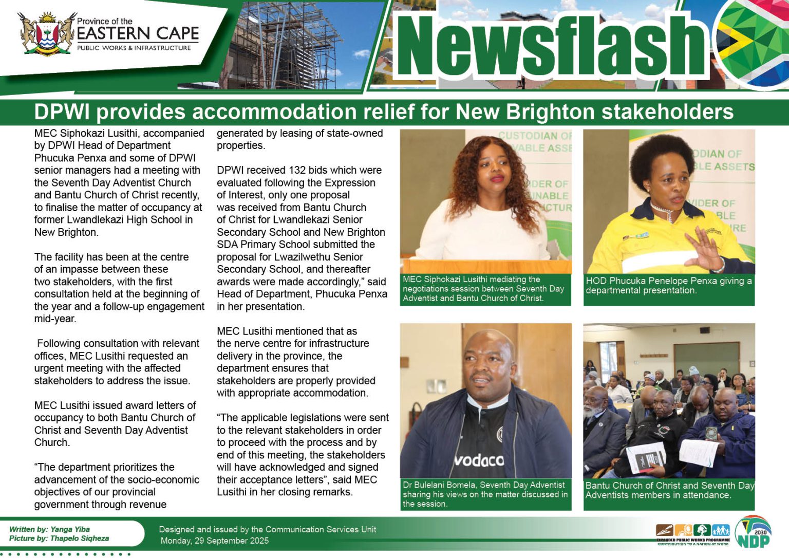 DPW – Eastern Cape Public Works – EC DPW Website